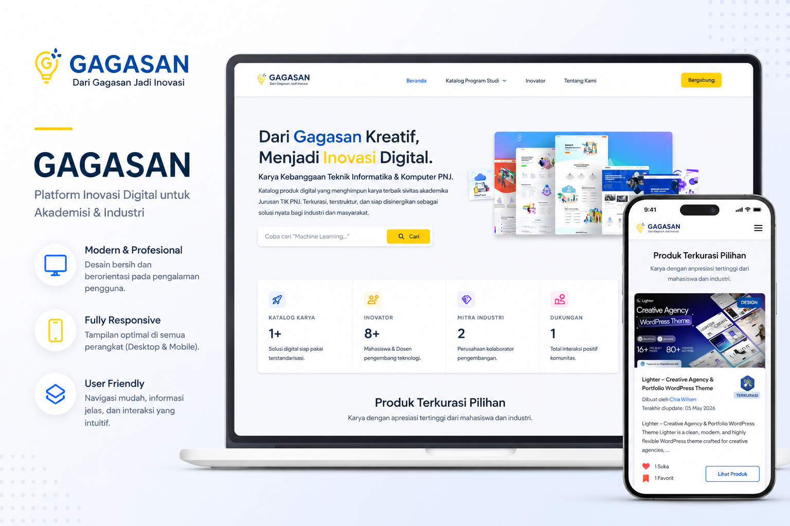 Gagasan - Dari Gagasan Kreatif, Menjadi Inovasi Digital.