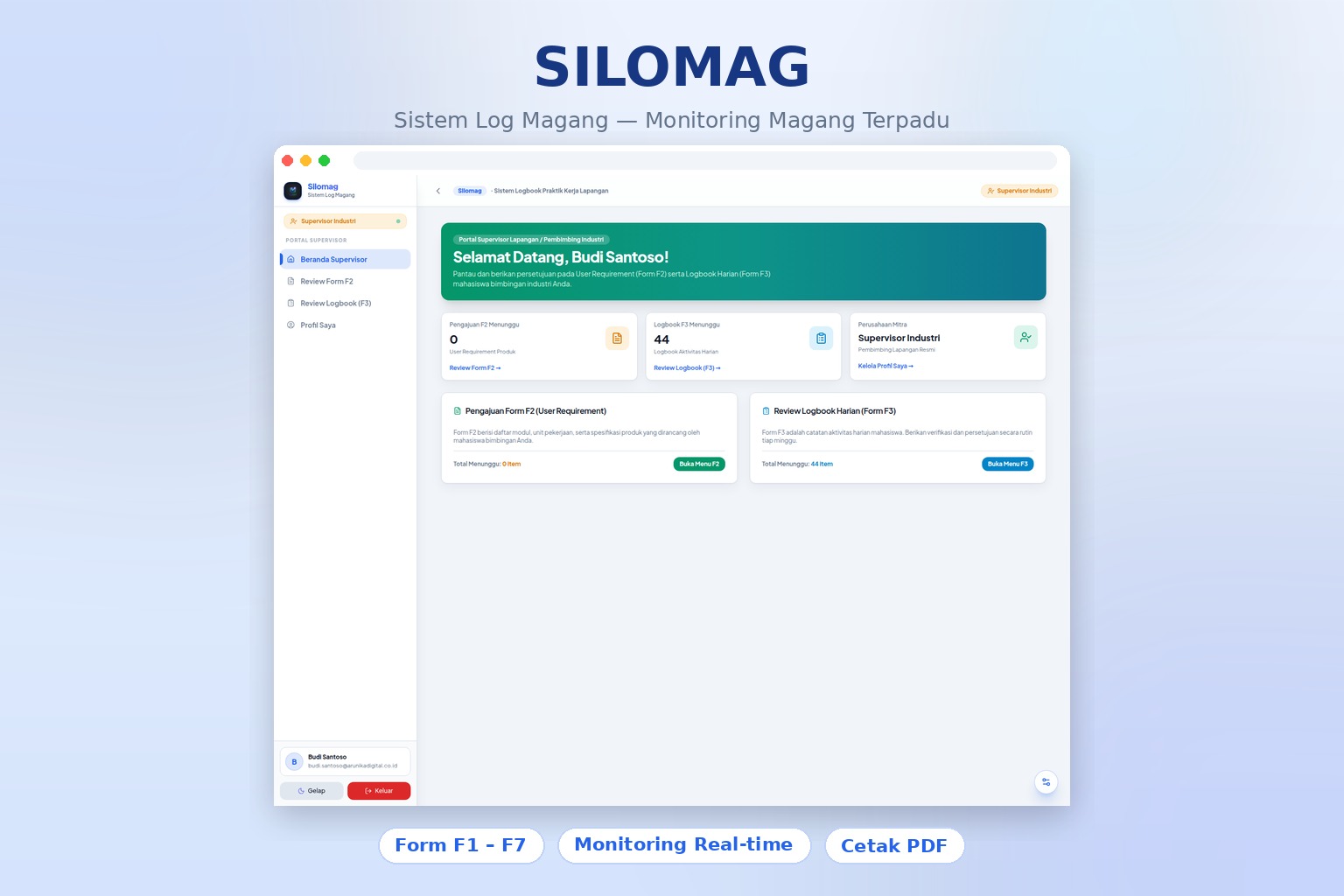 Silomag - Sistem Logbook Magang